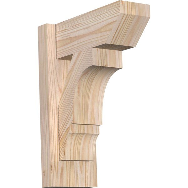Ekena Millwork Balboa Slat Smooth Outlooker, Douglas Fir, 5 1/2"W x 12"D x 16"H OUT06X12X16BOA06SDF - main